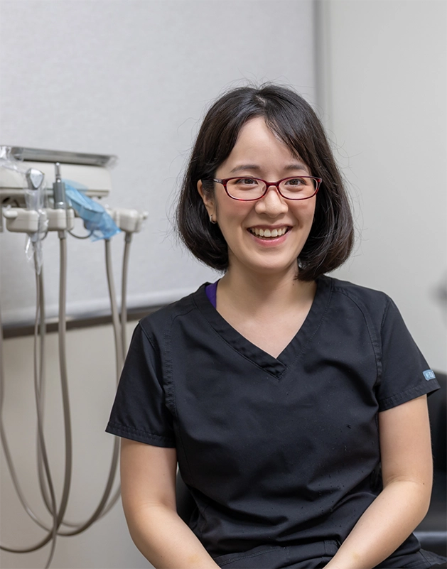 Doctor Cao talking with a patient
